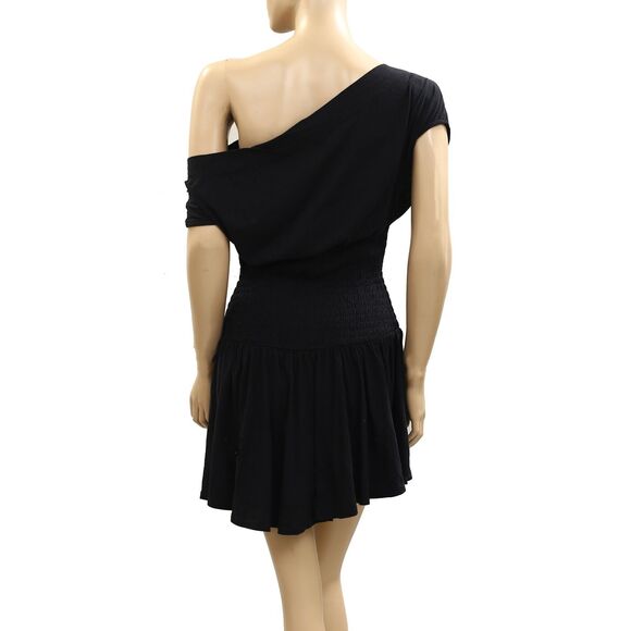 Free People Free-Est Scorching Hot Mini Dress Smocked Off The Shoulder M 286005 - Picture 7 of 9